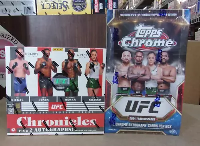 2024 Topps Chrome + 2023 Chronicles Ufc Hobby  Sealed Box Lot • $299.99