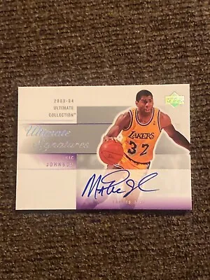 Magic Johnson 2003 Ultimate Collection Signatures Auto Autograph • $585