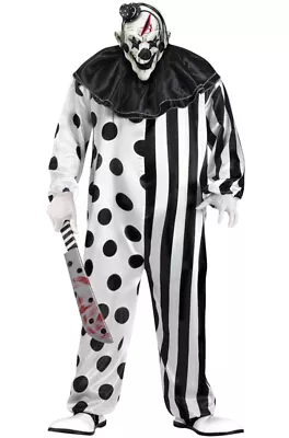 Horror Killer Clown Adult Men Plus Size Costume • $32.90