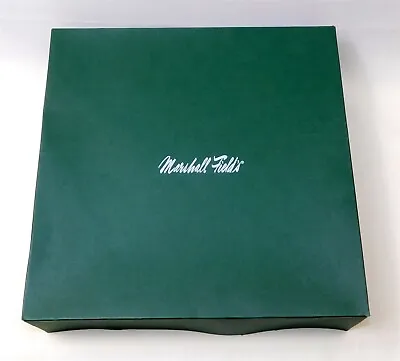 Authentic Marshall Field's Green Square Empty Gift Box 13.75  • $14.95