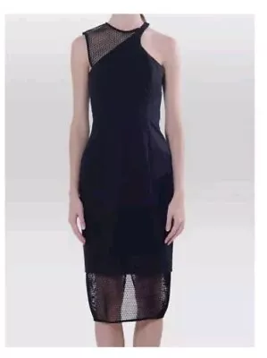 Camilla And Marc Localhost Black Mesh Dress Size 6 RP $650.00 • $100