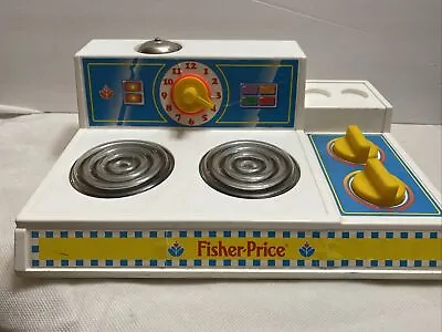 Vintage Fisher Price Fun With Food Kitchen Stove Top #2122  1978 - Made In USA • $22.22