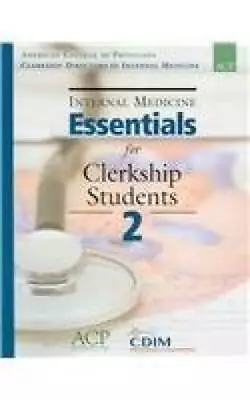 MKSAP For Students 4 And Internal Medicine Essentials For Clerkship Stude - GOOD • $27.80