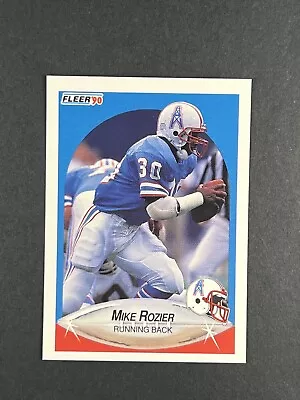 1990 Fleer - #135 Mike Rozier - Houston Oilers • $1.75