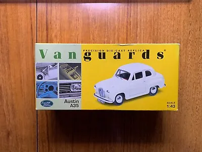 Vanguards Corgi 1:43 Austin A35 Old English White VA02306 • £20.95