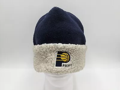 Indiana Pacers Beanie Winter Fleece Blue Knit Hat NBA Fuzzy Cap • $15.99