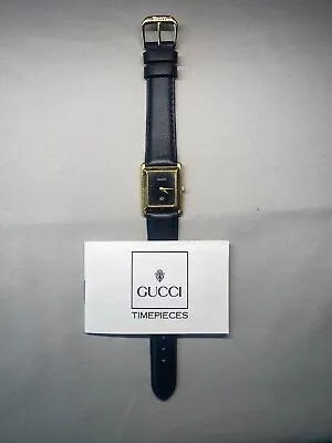 Vintage Gucci 4200M Rare 24mm Tank Women's Watch Swiss Made • $99