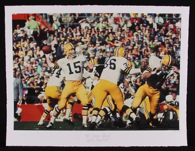 BART STARR  1968 Super Bowl  Hulton Getty Ltd. Ed. Giclee Art #1/375-PACKERS • $1000