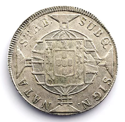 Brasil-Juan VI 960 Reis 1818. XF About 8 Reales Spanish Silver 268 G • £145.12