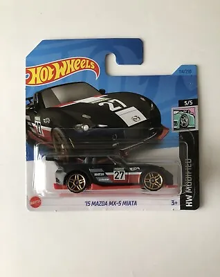 Hot Wheels 🔥 ‘15 MAZDA MX-5 MIATA HW: Modified Rare 1:64 Brand New & Sealed • £9