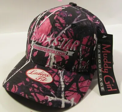 $14.95 • Buy New Gold Star Transportation Pink Camo Snapback Trucker Hat Muddy Girl Women's