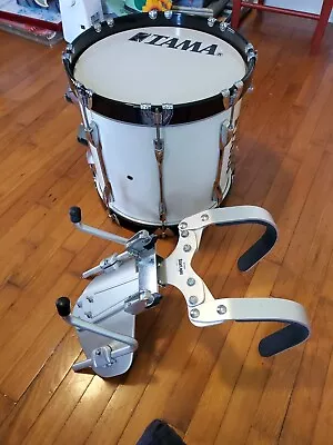 TAMA Starlight Marching Bass Drum 16  X 14  With TAMA Starlight Carrier • $700