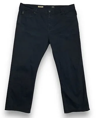 AG Adriano Goldschmied Protege Black Pants Mens 42x29 (Tag 42x34) HEMMED -READ • $20.78