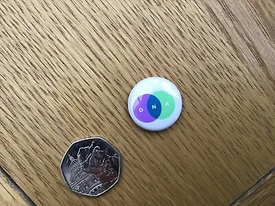 Vintage DNA Button Badge • $2.49