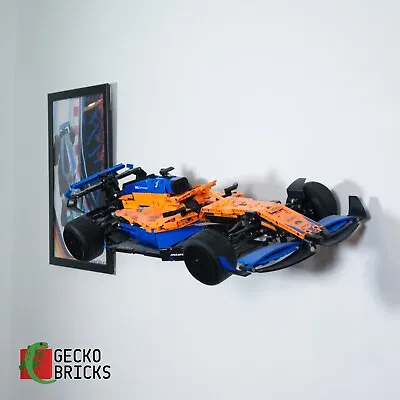 Gecko Bricks Wall Mount For LEGO Technic McLaren Formula 1 Race Car 42141 F1 • £17