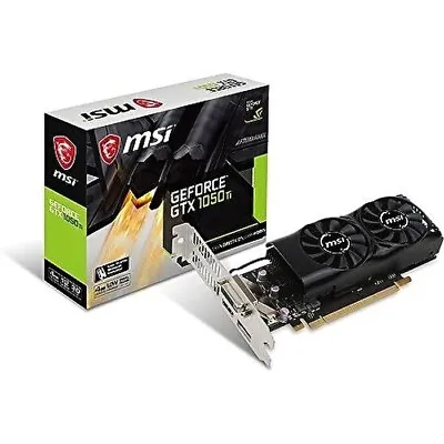 New MSI GeForce GTX 1050 Ti 4GT LP Graphics Board LP Model VD6238 • $197.98