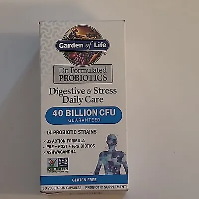 $14 • Buy Garden Of Life: Digestive & Stress Daily Care 40 Billion CFU Expiration: 07/2023