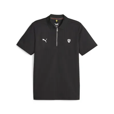 Puma Ferrari Style Polo Mens Black Casual 62098501 • $39.99