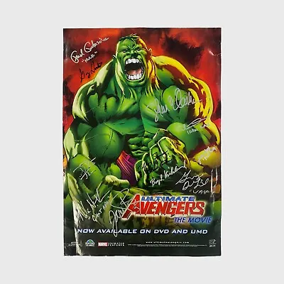 £170 • Buy Multi-Signed Ultimate Avengers Hulk Poster Signed At Wizard World Los Angeles