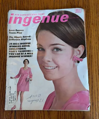 Vintage November 1967 Ingenue Magazine Teen Fashion Beauty Fiction & More • $17.10