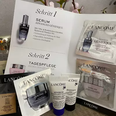 £14.99 • Buy Lancome Teint Idole Wear Nude / Genefique  / Hydra-Zen Travel Size Samples