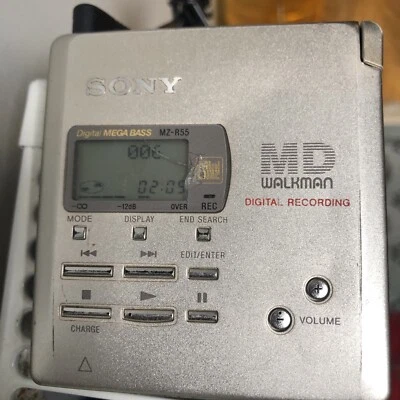 £34.99 • Buy Sony MD Walkman MZ-R55. Minidisk Recorder. (Read Description)