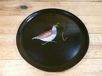 Vintage Couroc Quail Round Plate Tray 10.5” • $19.99