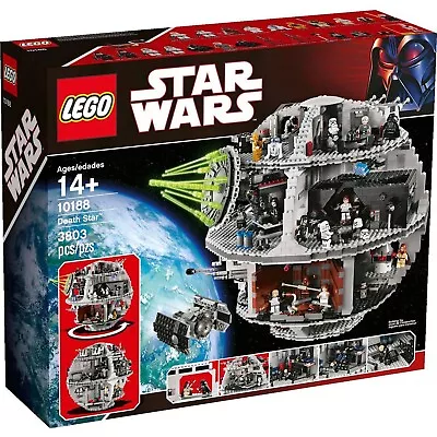 LEGO Star Wars 10188 Death Star - Brand New In Box - Retired Set - Free Gifts!!! • $1987.45