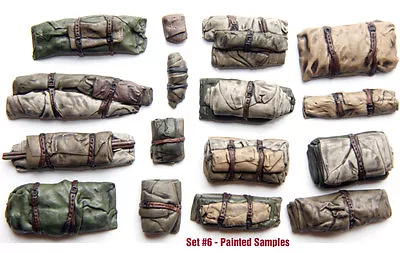 1/35 Universal Tents & Tarps Set #6 - Value Gear Details - 16pcs Resin Stowage • $11.50