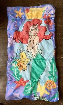 Vintage The Little Mermaid Overnight Sleeping Bag 90s  Zipper • $19