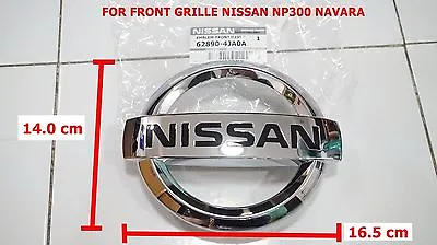 Oem Front Grille Chrome Logo Emblem For Navara Np300 D23 • $34.43