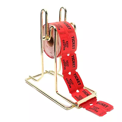 Brass Raffle Ticket Dispenser For Single & Double Roll Raffle Tickets - 1 Pack • $21.99