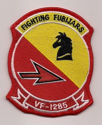 USN VF-1285 FIGHTING FUBIJARS Patch F-14 TOMCAT RESERVE AUGMENT FIGHTER SQN • $5.99