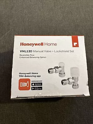 Honeywell VHL120-15A-D Manual  Angled Radiator Valve Lockshield • £12.99