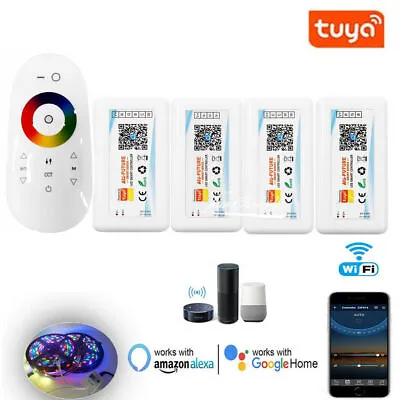 5-24V Tuya Wireless LED WiFi APP Smart Controller 2.4G RF Remote For Led Strip • $9.01