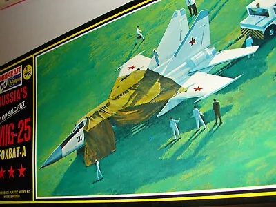 1978 ~ Hasegawa ~ RUSSIA'S Top Secret Mig-25 FOXBAT-A ~ Factory Sealed • $12.99