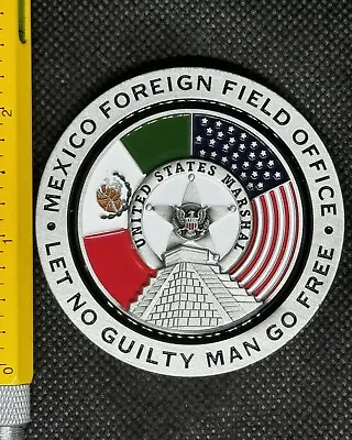 USMS United States Marshals Service Mexico Foreign Field Office Challenge Coin • $124.42