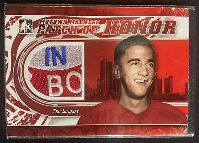 2012-13 ITG Motown Madness 3 Colour Patch Of Honor #PH-37 Ted Lindsay • $14.52