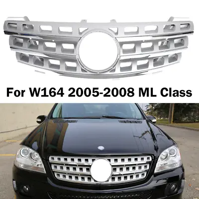 Chrome AMG Front Grille For Mercedes W164 2005-2008 ML500 ML350 ML320 ML63 AMG • $52.87