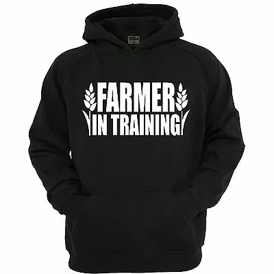 Farmer In Training Children's Boys/girls Hoodieages 5-13 Yearsfarming Hoody • £17