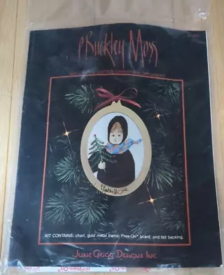 P Buckley Moss Cross Stitch KIT 1990 Amish Child Limited Ed Christmas Ornament • $14.95