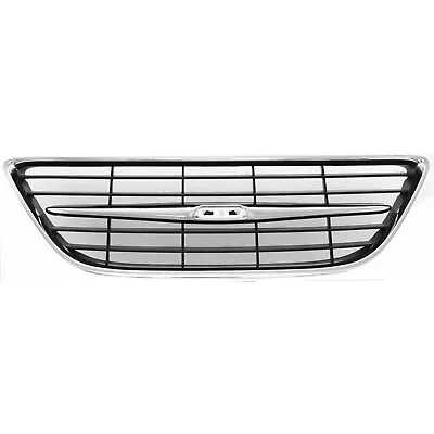 Grille For 2003-2007 Saab 9-3 Center Chrome Shell & Black Insert New Body Style • $70.41