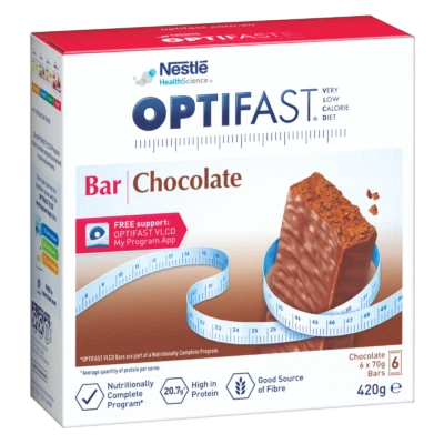 £22.91 • Buy Optifast VLCD 6 X 70g (420g) Bars - Chocolate Flavour Meal Replacement Diet