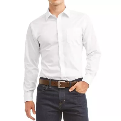 Desire Collection Men's Long Sleeve Classic Fit Pocket Dress Shirt • $21.88