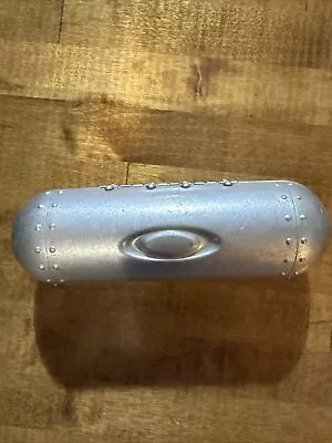 Oakley Metal Vault Capsule Sunglass Case  Silver Bullet • $24.95