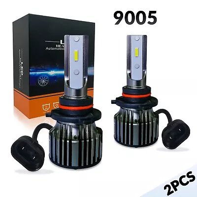 2× 9005 HB3 LED Headlight Super Bright Bulbs Kit White 14000LM High Beam CANBUS • $18.60