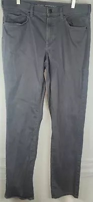 Marc Anthony Mens Stretch Waist Slim Straight Fit Jeans Size 34 X 34 Gray  • $24