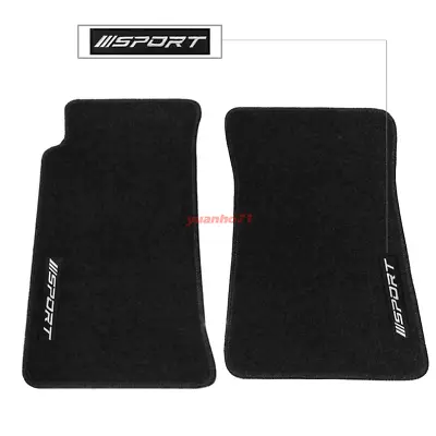 For 90-97 Mazda Miata MX5 Floor Mats Carpets Nylon Black Front 2Pcs W/ Sport • $50.99