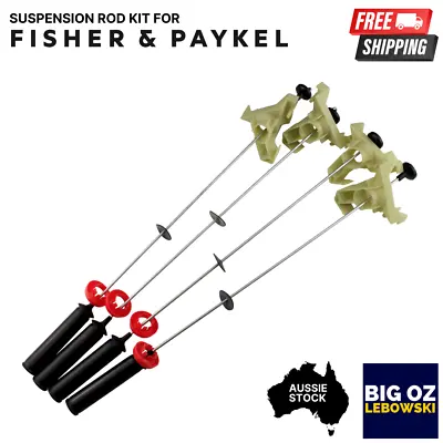 Suspension Rod Kit For Fisher & Paykel 8.5kg Washsmart Wa8560g1 | Free Shipping • $109.95