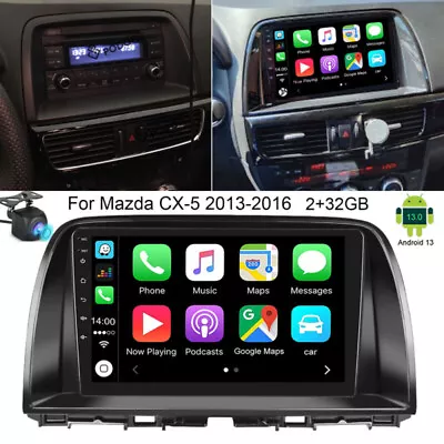 For Mazda CX-5 2013-2016 9  Android 13 Car GPS Stereo Radio Apple Carplay 2+32GB • $123.99